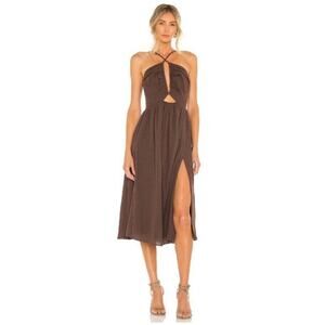LPA Brown Midi Dress